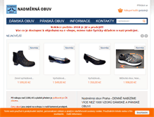 Tablet Screenshot of nadmerna-obuv.cz